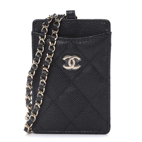 card holder on chain|chanel card holder on chain.